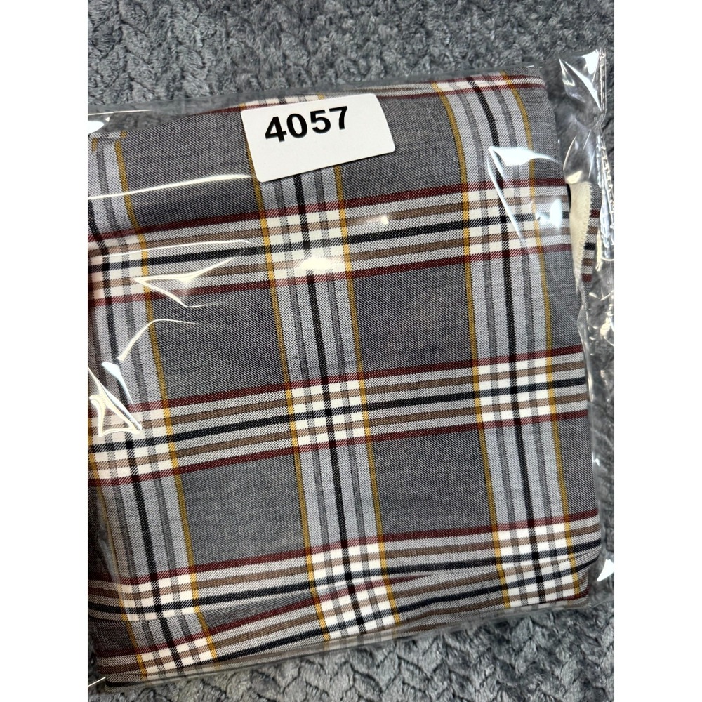 J Crew Cropped Pants Womens 4 Gray‎ Plaid Stretch Slash Pockets Casual Work - Picture 9 of 9